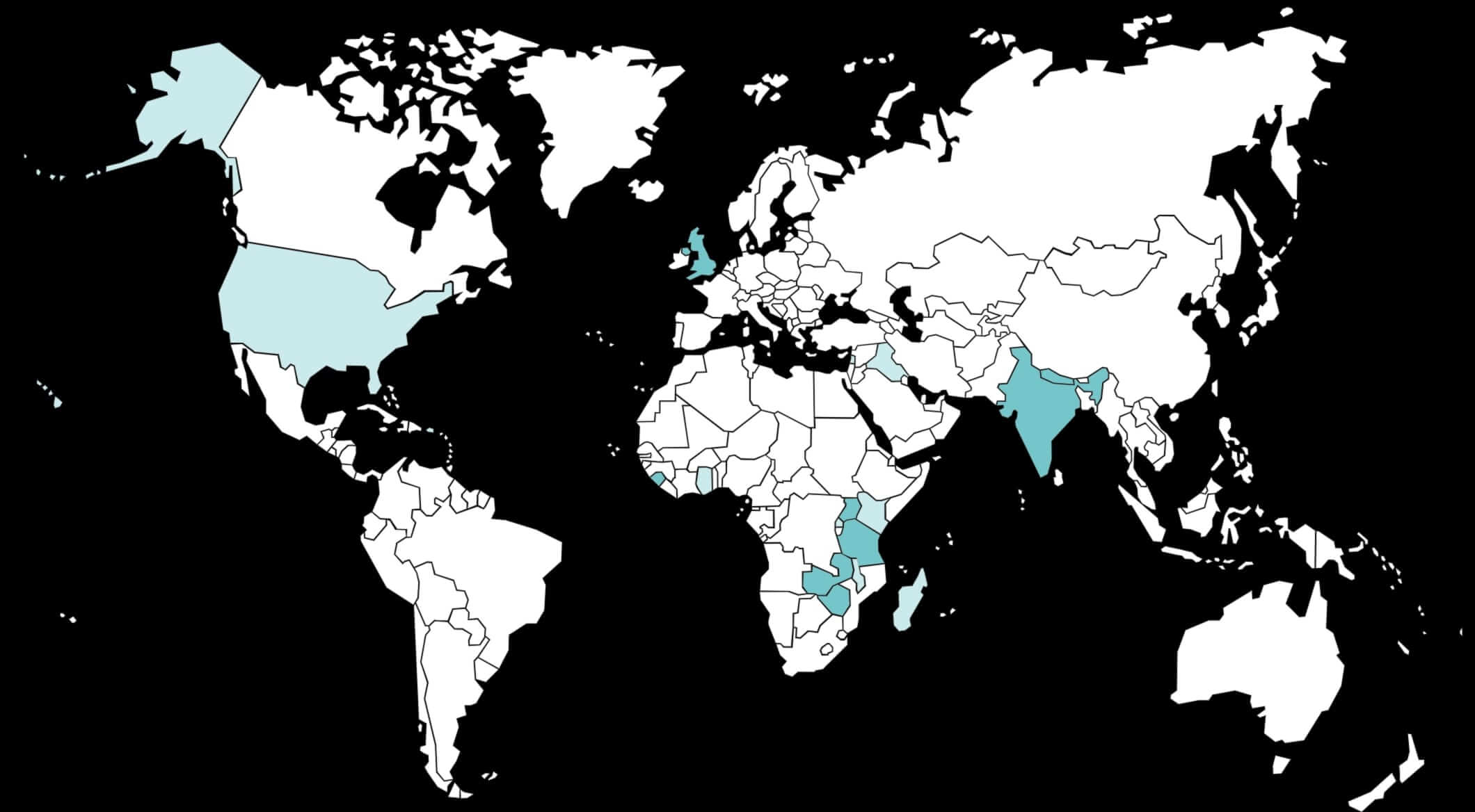 Country Hub Map